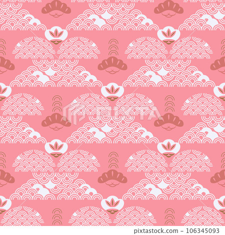 Japanese wave pattern 2 106345093