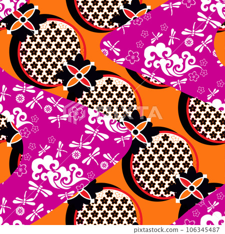 Japanese wave pattern 43 106345487