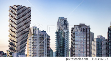 High-rise Apartment Buildings in Downtown Vancouver, British Columbia, Canada 106346124