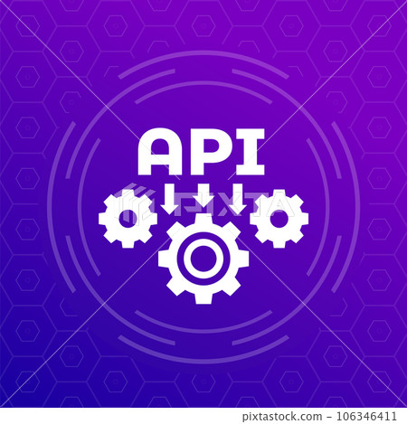 API icon for apps and web 106346411