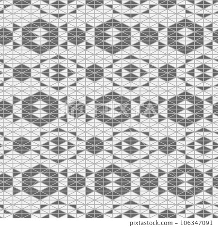 Seamless geometric pattern of triangles. 106347091