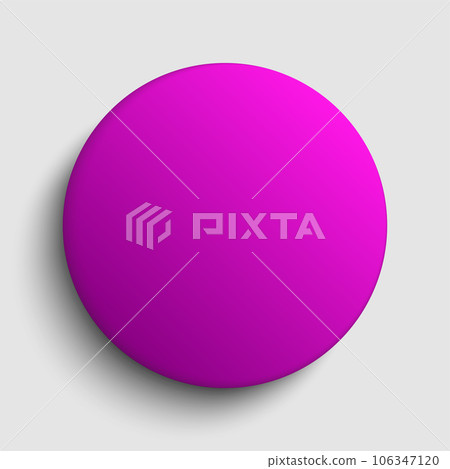 Badge button on background, glass purple circle 106347120