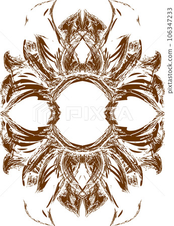 Abstract doodle frame Abstract doodle frame 106347233