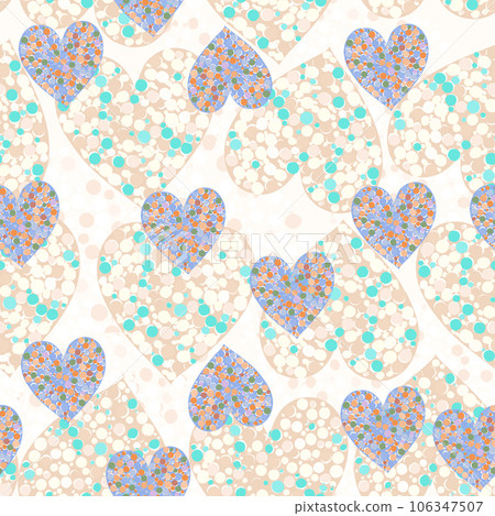Seamless heart pattern Seamless heart pattern 106347507