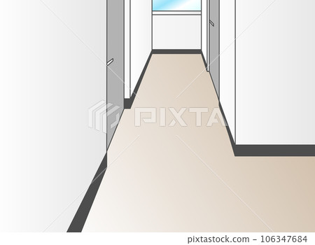 公寓、辦公室和設施的走廊 公寓、辦公室和設施的走廊 106347684