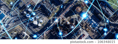 工廠和網絡橫幅和廣告的水平視覺效果 工廠和網絡橫幅和廣告的水平視覺效果 106348015