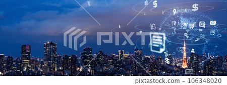 Horizontal visuals for banners and advertisements in cities and networks Horizontal visuals for banners and advertisements in cities and networks 106348020