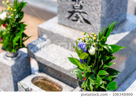 a visit to a grave  106348900