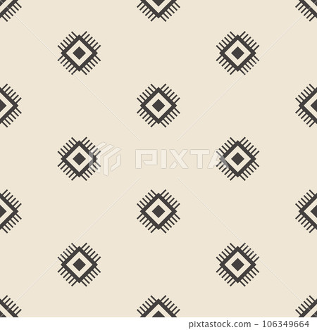 Minimal Southwestern Boho Navajo Seamless Pattern 106349664
