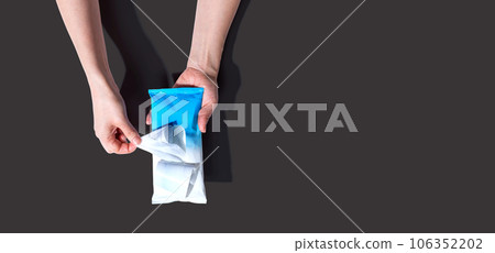 Sanitizer wipe - healthcare and hygiene 106352202