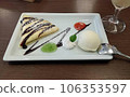 crepe and ice cream 106353597