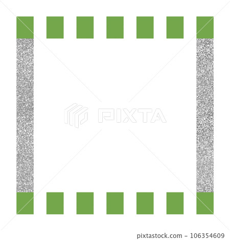 Background material treatment frame lame green silver 106354609