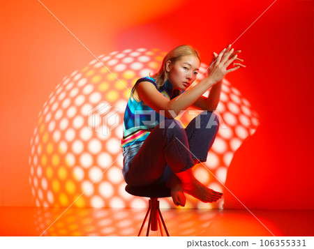 Mode and chic fashion image of women Mode and chic fashion image of women 106355331