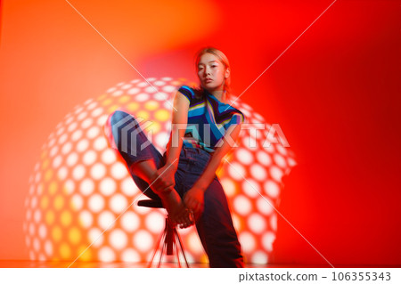 Mode and chic fashion image of women Mode and chic fashion image of women 106355343