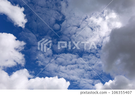 White clouds on blue sky background. White clouds on blue sky background. 106355407