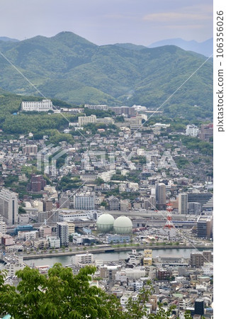 View from Inasayama observatory, west side (Nagasaki City, Nagasaki Prefecture) 106356026