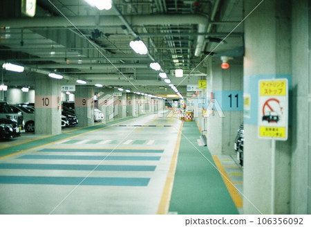 Underground parking in Tokyo Underground parking in Tokyo 106356092