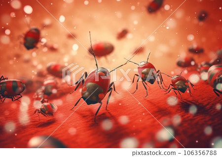 Common household pests, symbolizing the effectiveness of a reliable disinfestation service. Generative AI 106356788