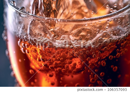 Illustrated Soda Cup with Ice, Stock image