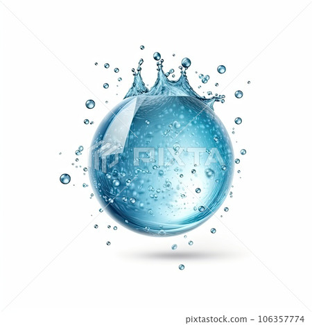 World Water Day poster illustration - Generative AI. World Water Day poster illustration - Generative AI. 106357774