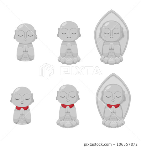 可愛地藏插圖素材集 106357872