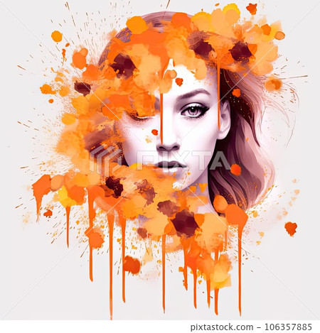 International Day for the Elmination of Violence poster illustration - Generative AI. 106357885
