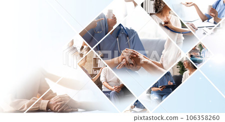 Healthcare and medical doctor working. Concept of patient care. Medical technology service to solve people health, Medical business 106358260