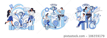 Team solving problems Support of help to solve problem, manager mentorship or coaching to help team success Building system together Team work problem solution Leadership to guide employee to achieve 106359179