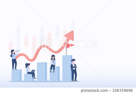 Business startup ideas concept. Business people strategy planning, tactical management, competition, opportunity and goals. Collaboration improvement, development and growth. Vector  illustration. 106359696