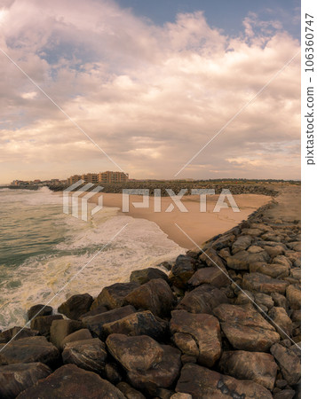View south of Furadouro beach View south of Furadouro beach 106360747