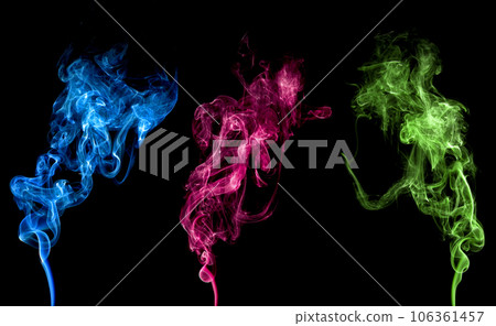 Abstract colorful smoke 106361457
