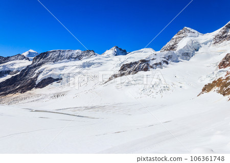 View of the Jungfraujoch, Top of Europe, Bernese Oberland, Switzerland 106361748
