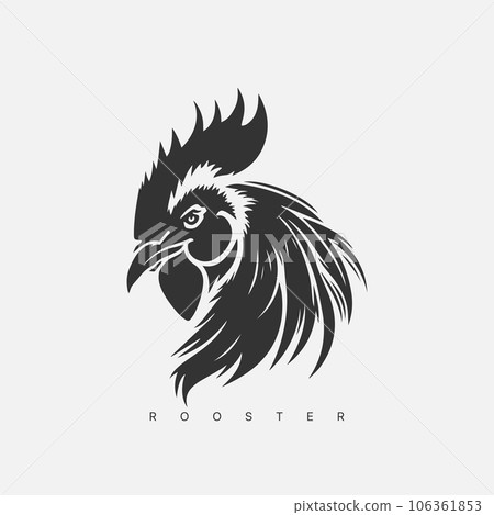 Vector modern Rooster logo template. 106361853
