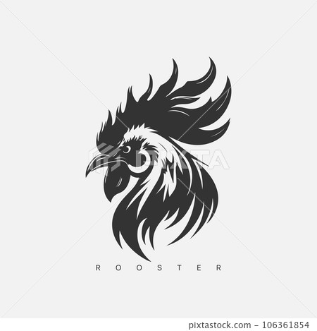 Vector modern Rooster logo template. 106361854