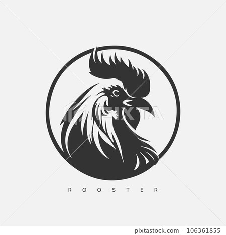 Vector modern Rooster logo template. 106361855