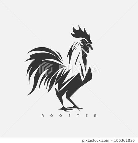 Vector modern Rooster logo template. 106361856
