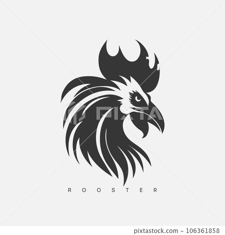 Vector modern Rooster logo template. 106361858