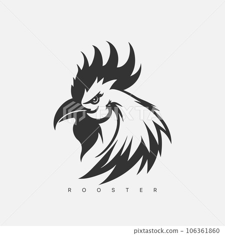 Vector modern Rooster logo template. 106361860