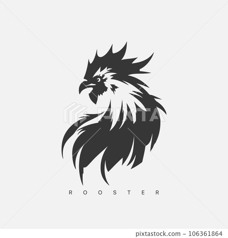 Vector modern Rooster logo template. 106361864