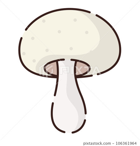 Isolated colored mushroom icon Flat design Vector 106361964