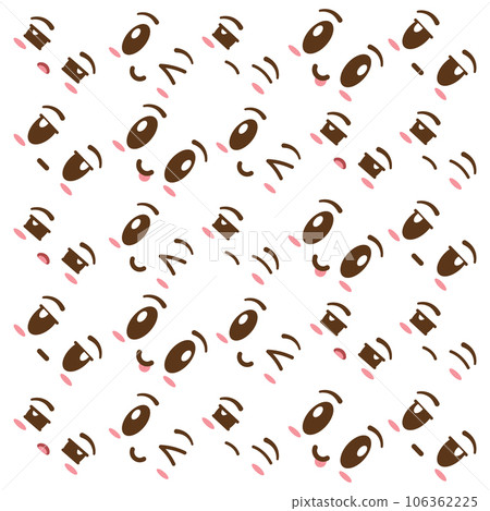 Seamless pattern background with borderless facial expressions Vector Seamless pattern background with borderless facial expressions Vector 106362225