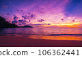 sunset on the beach 106362441