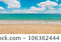 sky with clouds and sun 106362444
