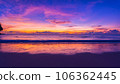 sunset on the beach 106362445