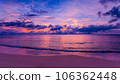 sunset on the beach 106362448