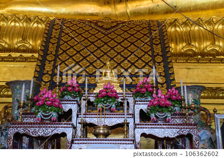 Beautiful view of the temple at Wat Phra Si Sanphet. 106362602