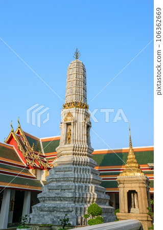 Temple of the Emerald Buddha and Grand Palace Bangkok. Temple of the Emerald Buddha and Grand Palace Bangkok. 106362669