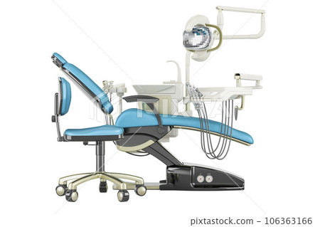Modern Dentist Chair, Dental Treatment Unit with Delivery System. 3D rendering 106363166