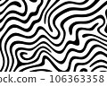 abstract white black linear pattern.  106363358