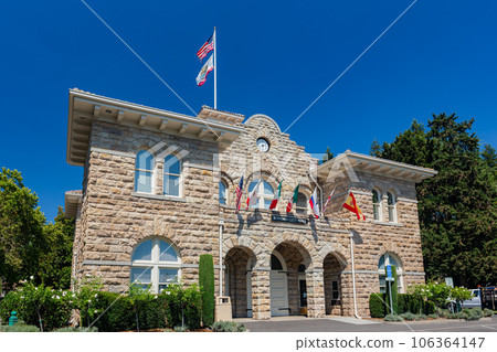 Sunny exterior view of the Sonoma City Hall Sunny exterior view of the Sonoma City Hall 106364147